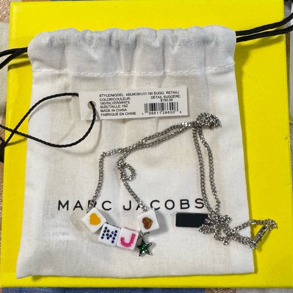 ❌SOLD❌ Marc Jacobs Toy Blocks Resin Necklace - Picture 5 of 5